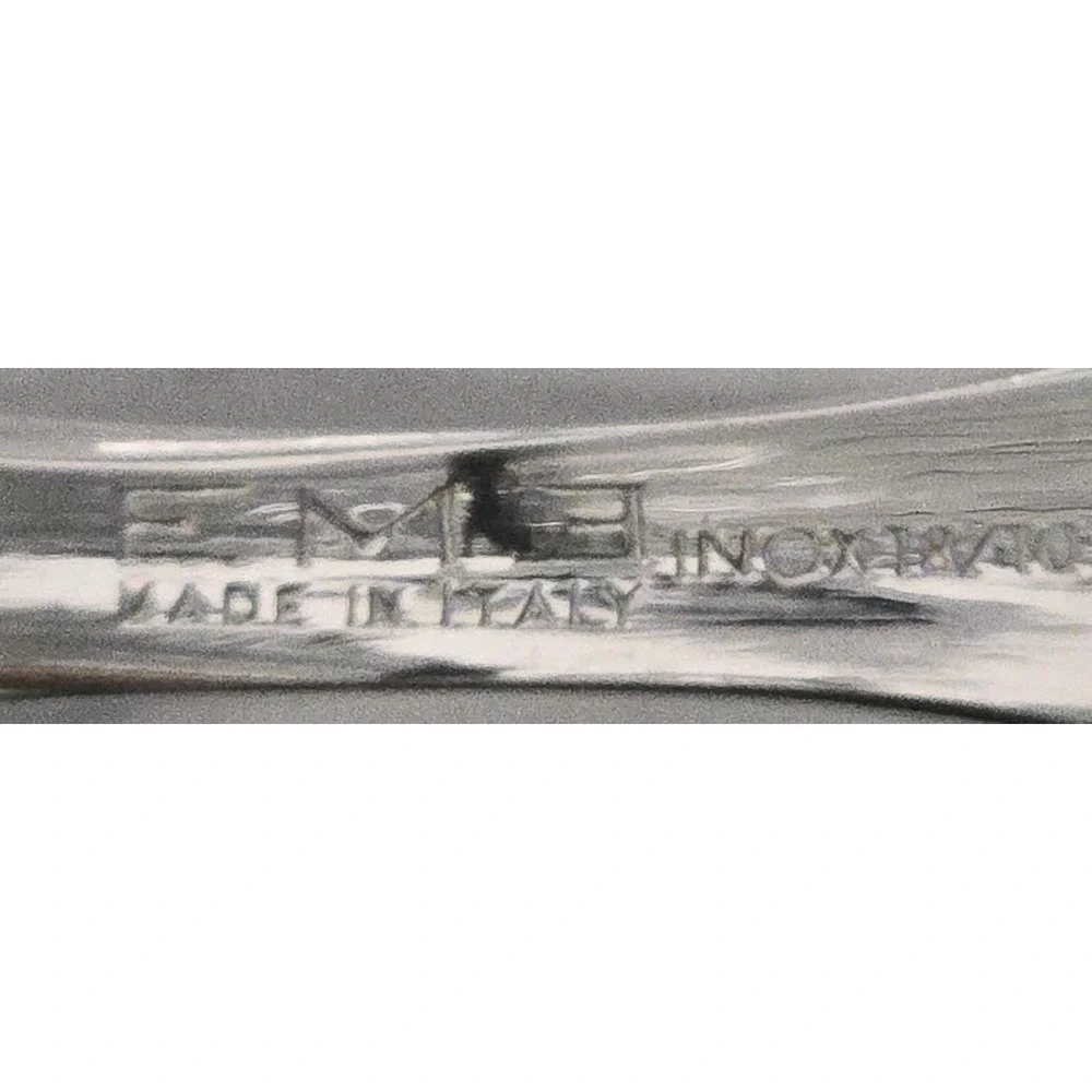 EME Flatware Napoleon 12‎ Pcs Stainless Brown/Silver Marbled 18/10 Italy